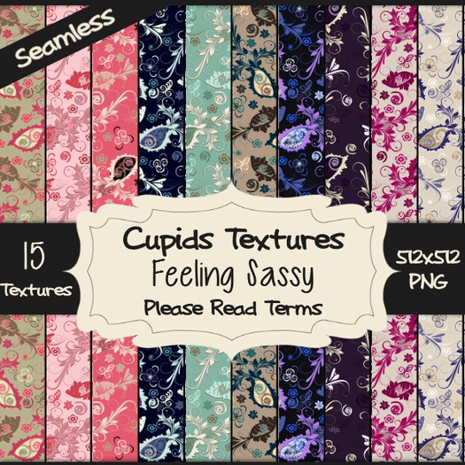 *Cupids Textures * 15 FEELING SASSY