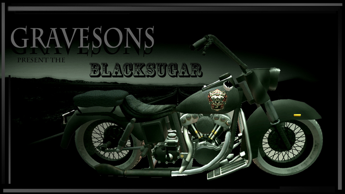 GRAVESONS BLACKSUGAR MOTORBIKE