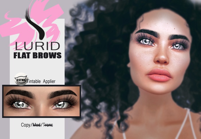 Lurid Flat Brows Catwa Tintable Applier