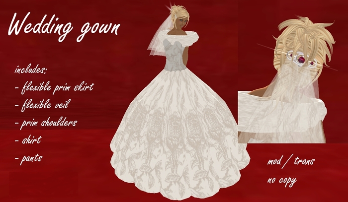 [MC] Wedding Gown - Roses