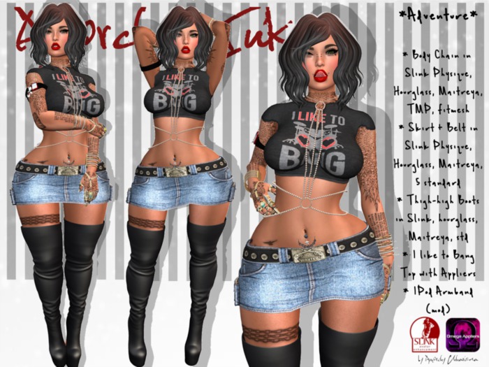 *An@rchy Ink* Adventure Complete Outfit