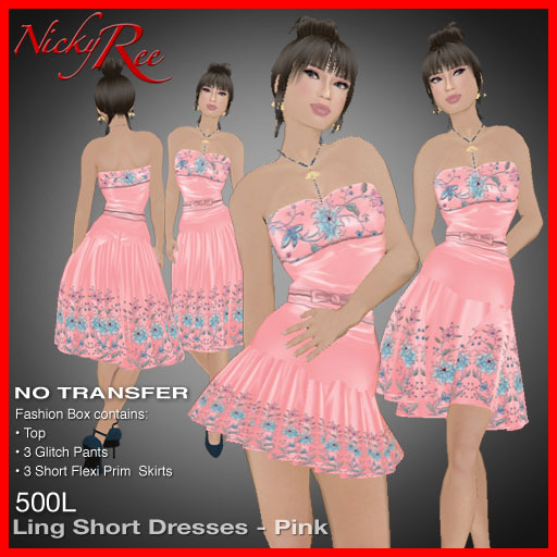 Nicky Ree Dresses - Ling Short Dresses - Pink