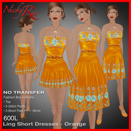 Nicky Ree Dresses - Ling Short Dresses - Orange
