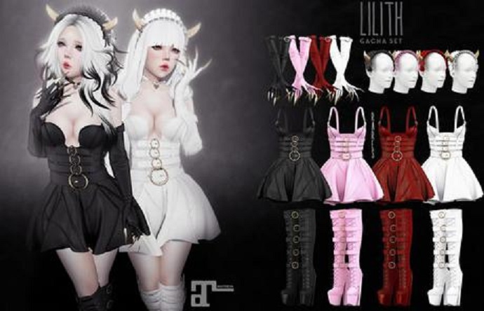 Violent Seduction - Lilith Gloves (Pink)