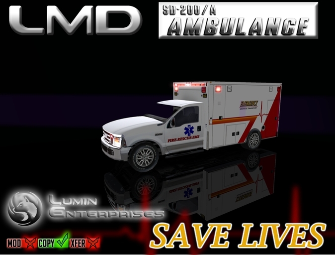 Paramedic / Fire Car - LMD Ambulance