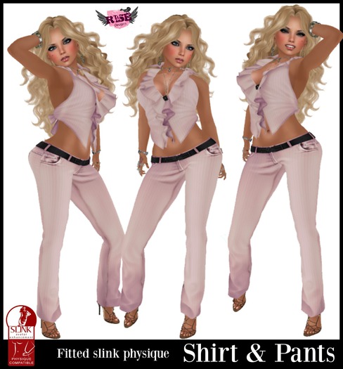 SHEENA 4.OUTFIT SHIRT & PANTS BAGGED