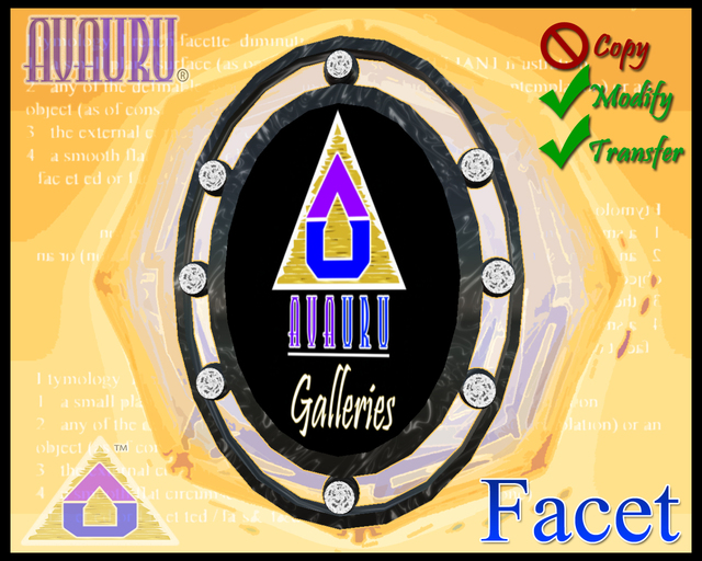 Facet Picture Frame - Marblesque & Diamond