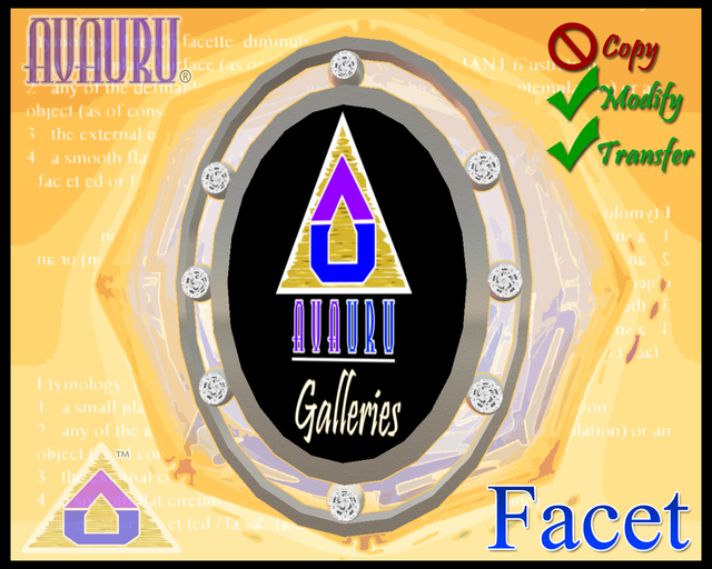 Facet Picture Frame - Sandstone & Diamond 