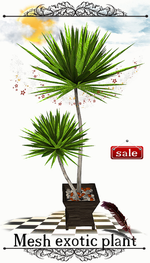 Mesh exotic plant v. 2