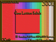 !Kushi! GemLatticeSOLID Textures -WEAR TO UNPACK