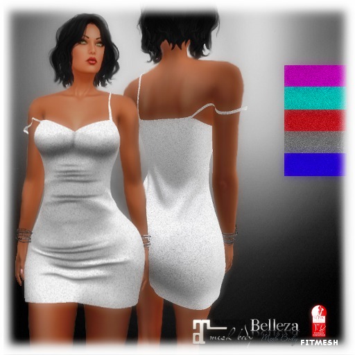 Speckled dress fitmesh 6 different colors hud