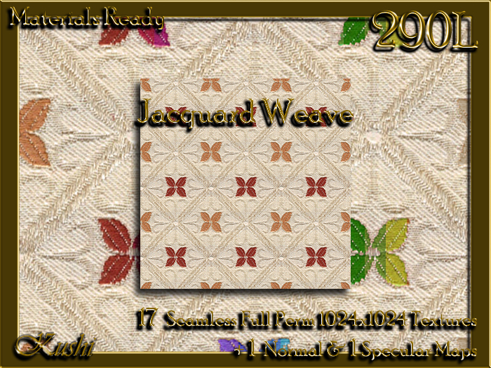 !Kushi! JacquardWeave Textures -WEAR TO UNPACK