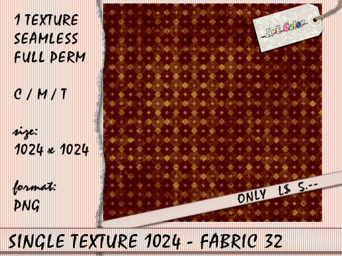 SINGLE TEXTURE 1024 - FABRIC 32