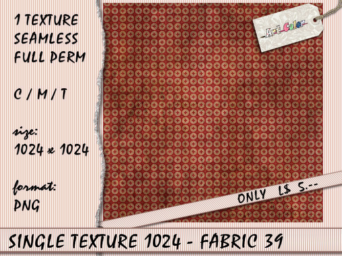 SINGLE TEXTURE 1024 - FABRIC 39