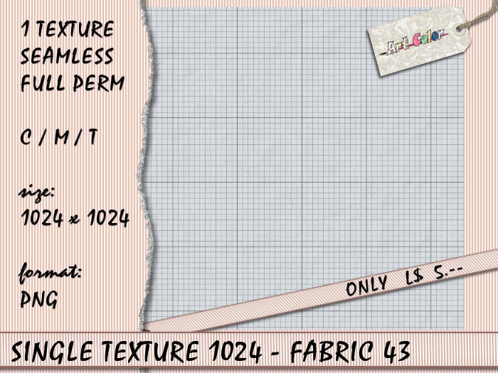 SINGLE TEXTURE 1024 - FABRIC 43