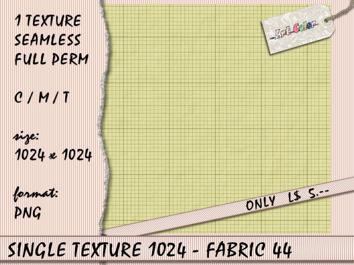 SINGLE TEXTURE 1024 - FABRIC 44