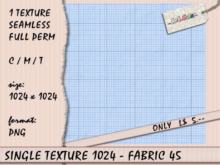 SINGLE TEXTURE 1024 - FABRIC 45