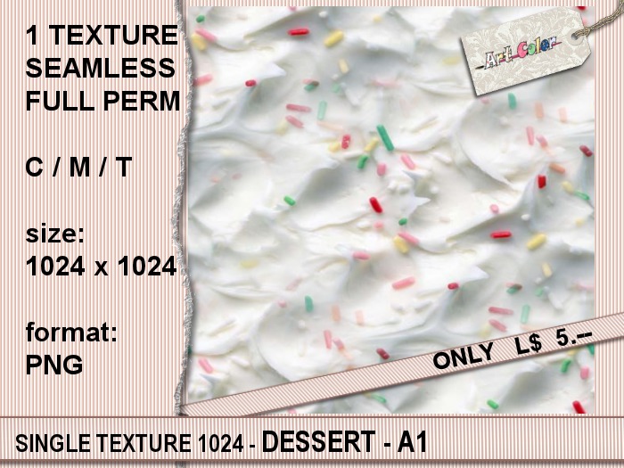 SINGLE TEXTURE 1024 - DESSERT - A1