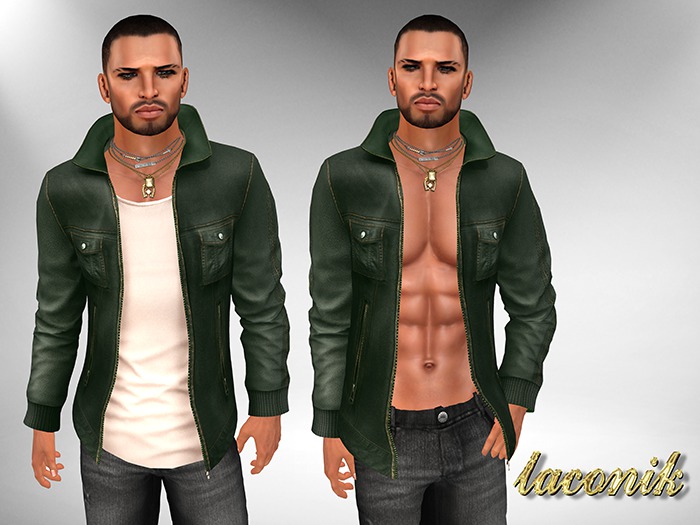 *laconilk* JACKET DRAKE GREEN
