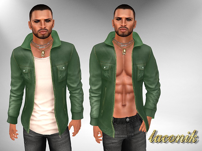 laconilk* JACKET DRAKE OLIVE