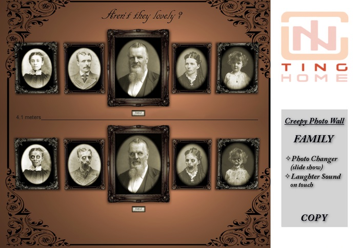 :TGH Creepy Photo Wall "FAMILY" - slide show