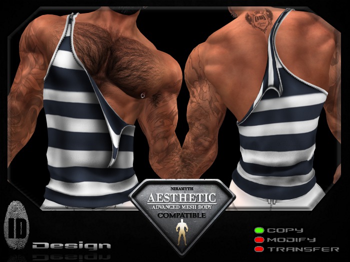 [ ID ] One Sling Navy Tank for (NIRAMYTH) - AESTHETIC