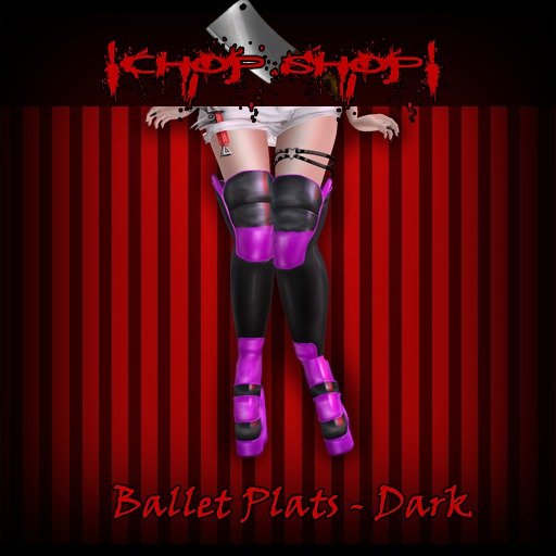 !CS! Ballet Plats - Purple Black