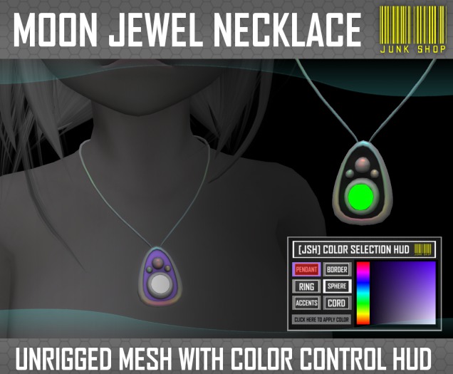 [JSH] Moon Jewel Kemono Necklace