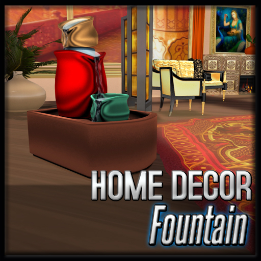 Second Life Marketplace Mumbai Fountain (Sunset Mumbai Decor)