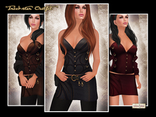 [V/W] Trickster Iron - Medieval Fantasy Corset Outfit for Classic & Mesh Avatars