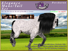 *E* Elegance Mane/Tail Set [BOXED] RH Percheron