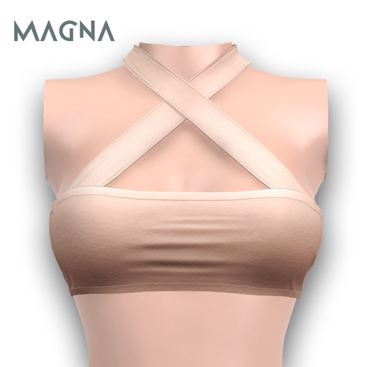 MAGNA - Crop Top (Nude)