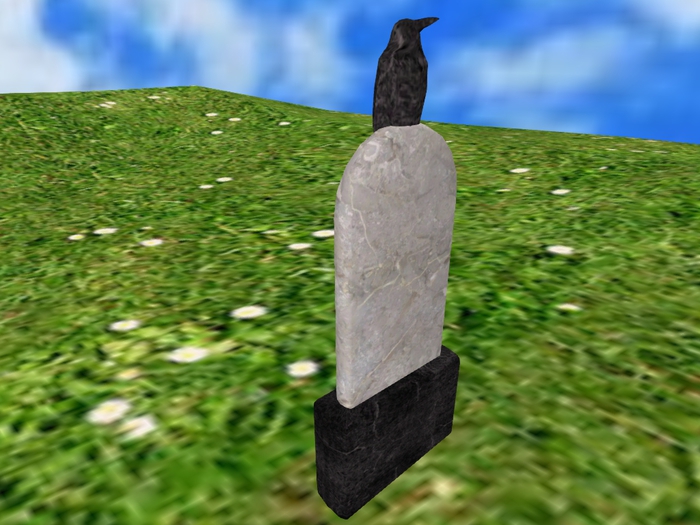 :: HR ::Crow Grave Statue