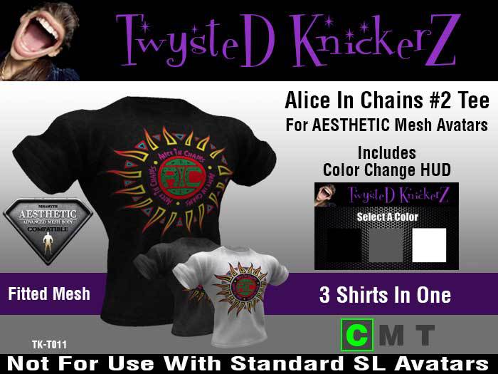 ::TwysteD KnickerZ:: Alice in Chains #2 Tee - AESTHETIC