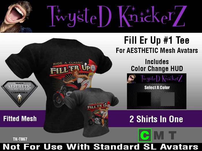 ::TwysteD KnickerZ:: Fill Er Up #1 Tee - AESTHETIC