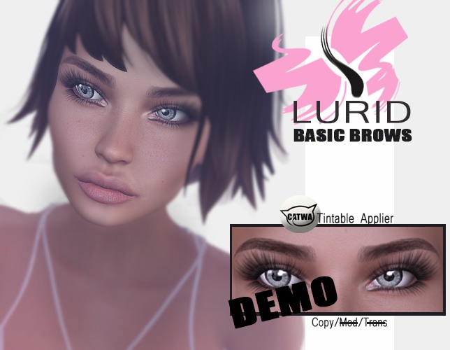 DEMO Lurid Basic Brows Catwa Tintable Applier