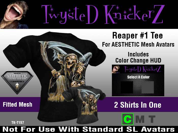 ::TwysteD KnickerZ:: Reaper #1 Tee - AESTHETIC