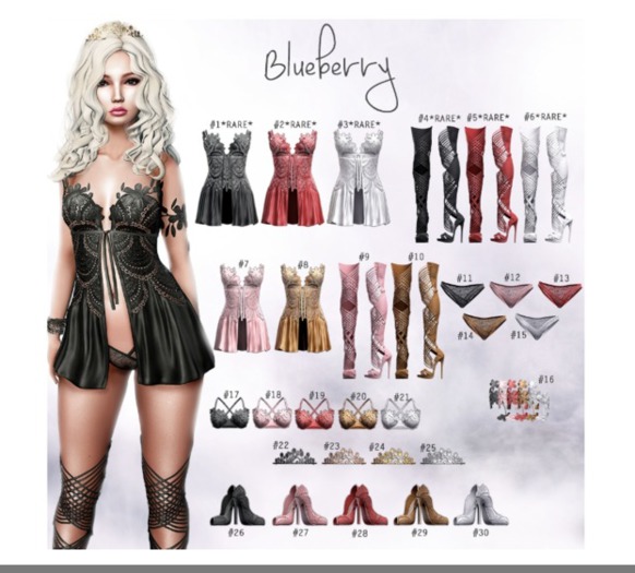 #8 Blueberry - Mykonos / COMMON / Satin Robe - Isis - Tan