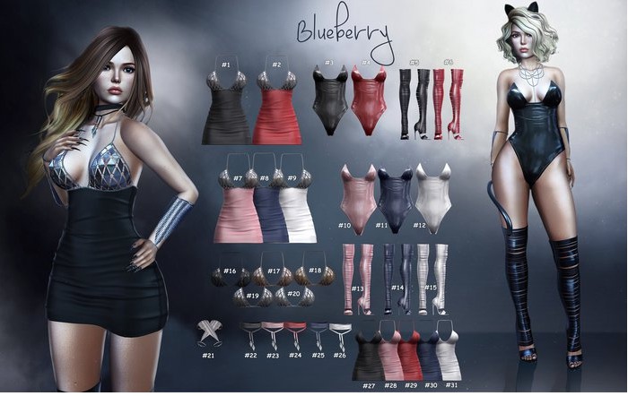#8 Blueberry - Energy - COMMON - Dress Zero - Sky *B*
