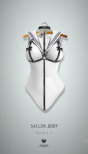 -Pixicat- Sailor.Body (White)