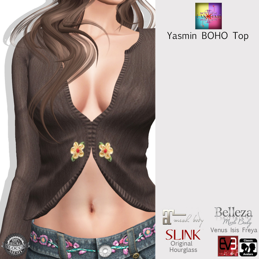 DEMO[LAKSHMI]Yasmin BOHO Top