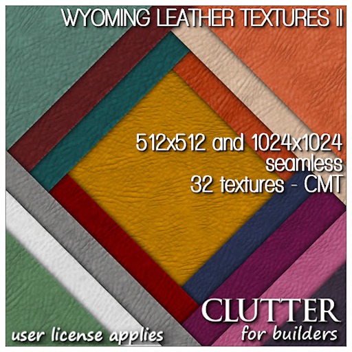 Clutter for Builders - Wyoming Leather Textures II