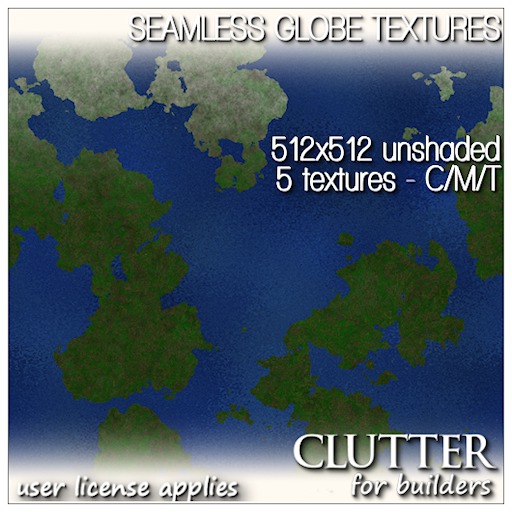Clutter for Builders - Seamless Globe Textures
