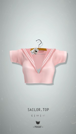 -Pixicat- Sailor.Top (Pink)