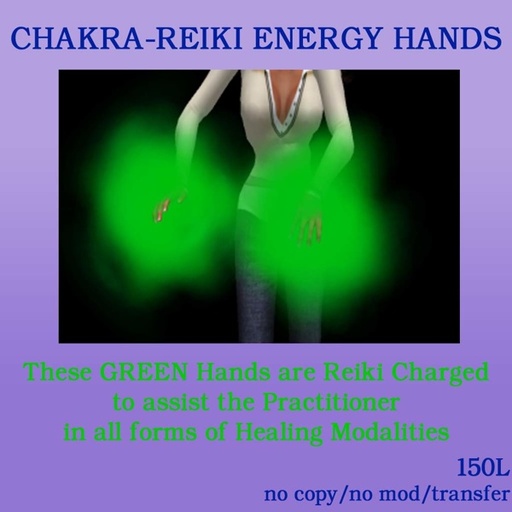 GREEN Chakra - Reiki Hands
