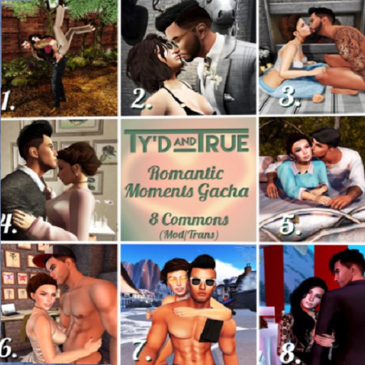 T & T Romantic Moments Gacha Pose 4