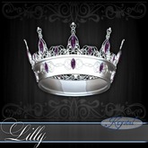 ::: Krystal ::: Lilly - Mini Crown - Silver - Constellation