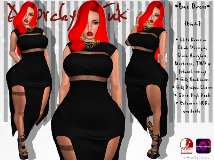 *An@rchy Ink* Bae Complete Outfit {Black}