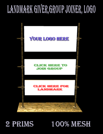 Simple Landmark giver (LM GIver),Group Joiner, Logo Board