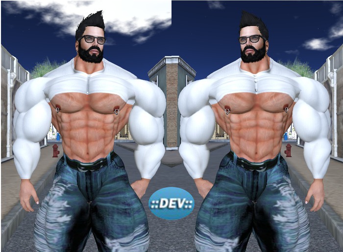 [D.Cavalieri] -  Short Tee White - Zipped/Buttons